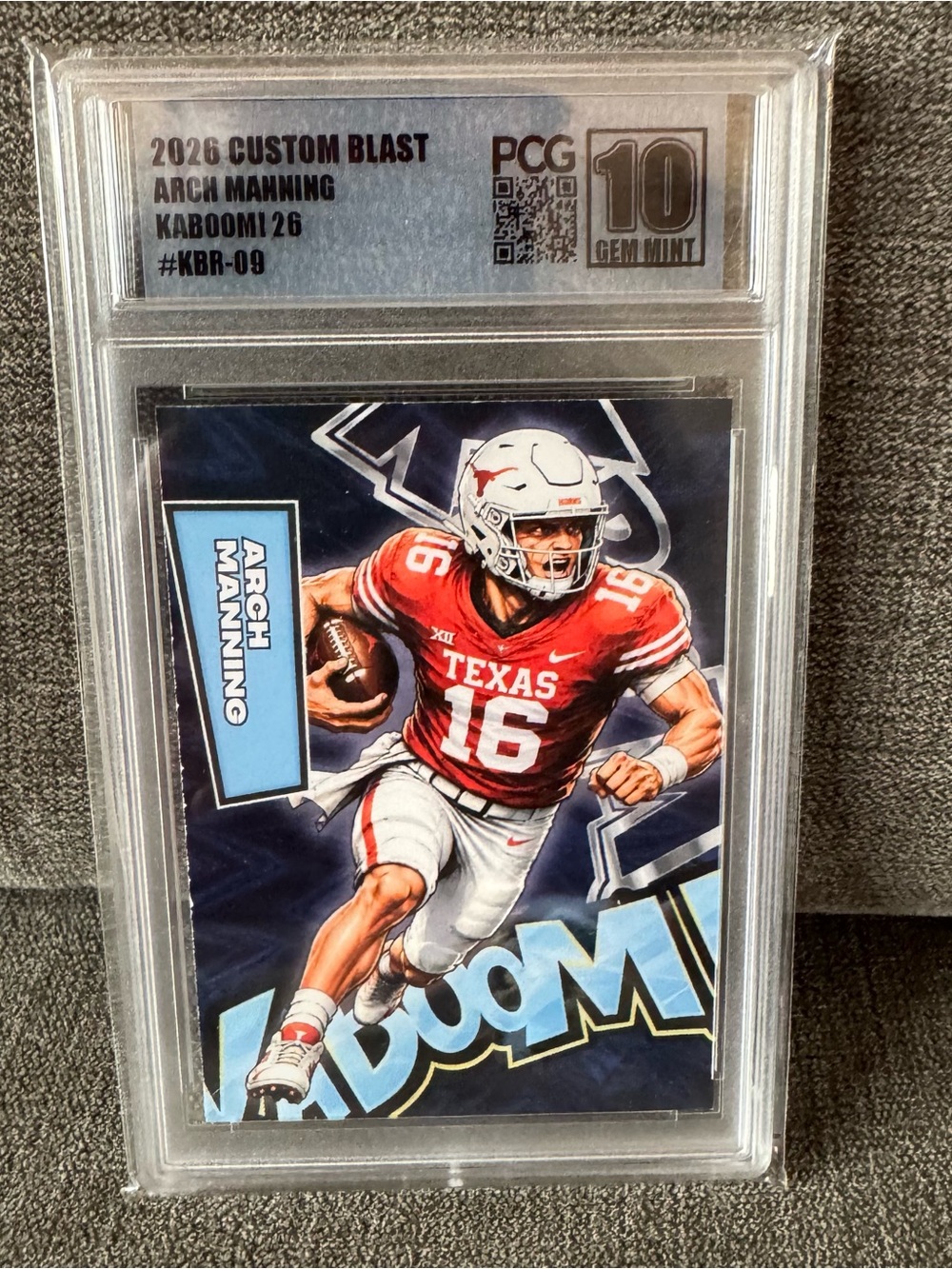 Arch Manning - 2026 Custom Blast Kaboom! #KBR-09 PCG 10 Gem Mint